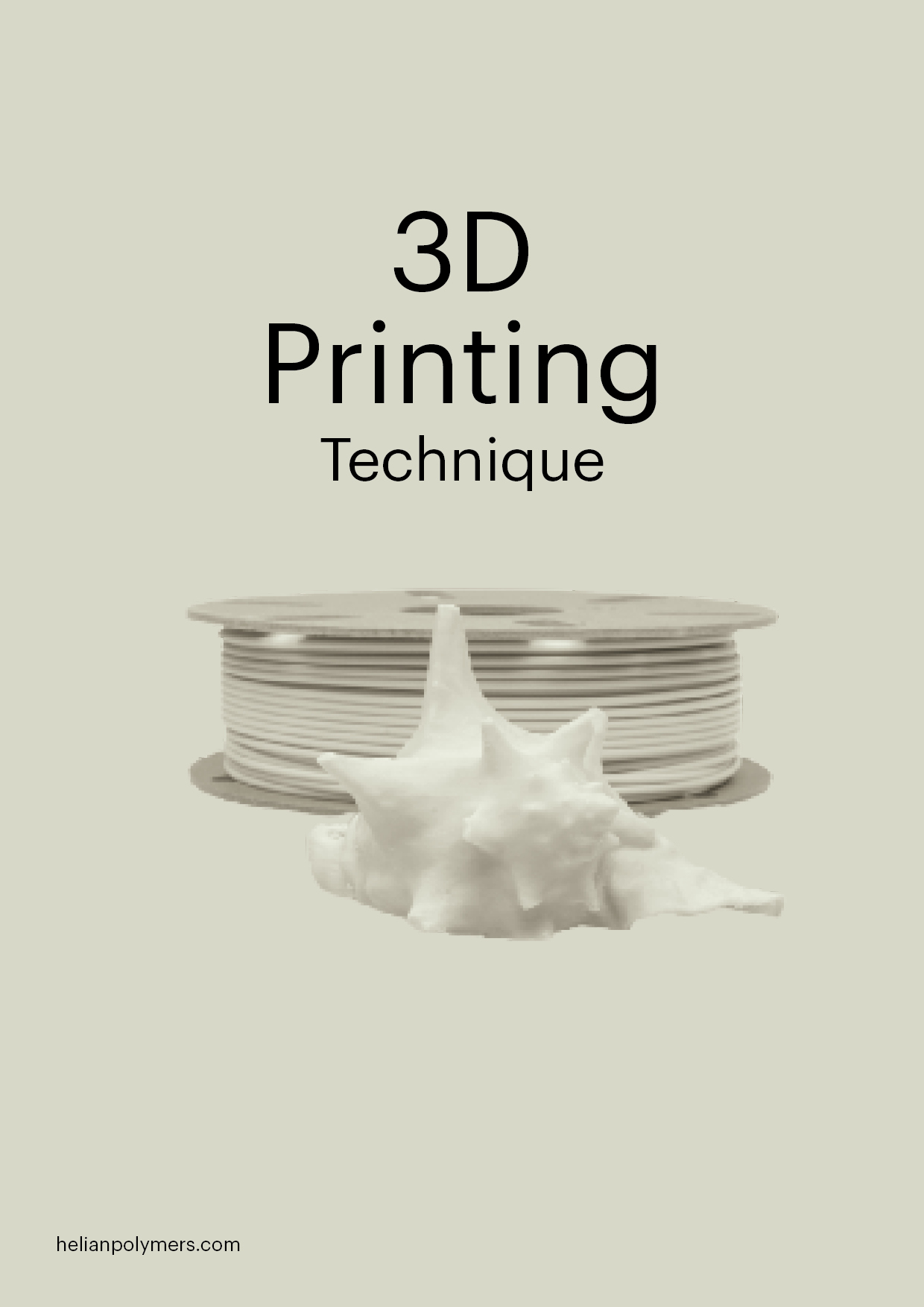 image of PHA based 3d printing filament