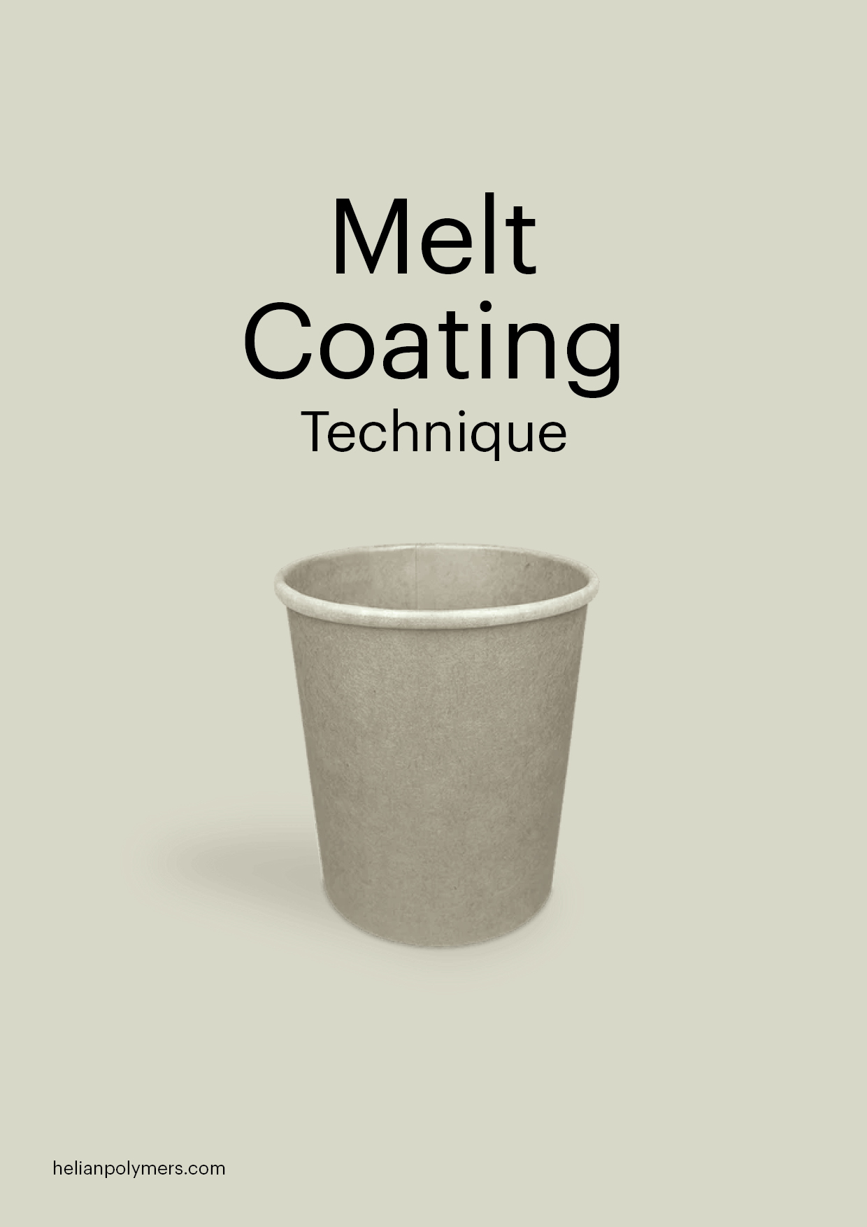 image of cup with melt coating